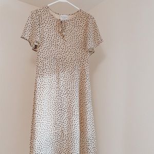 Roolee polka dot midi